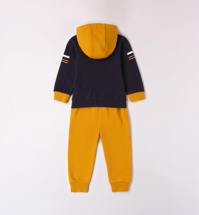 Sarabanda tracksuit with hoodie for boys from 9 months to 8 years NAVY-3854
