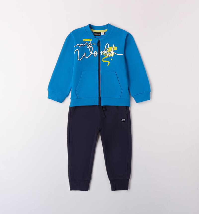 Boy's tracksuit TURCHESE-4045