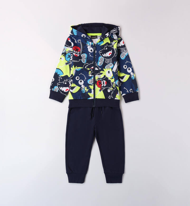 Tuta da bambino Sarabanda BIANCO-MULTICOLOR-6BDG