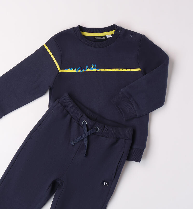 Sarabanda boy's tracksuit NAVY-3854