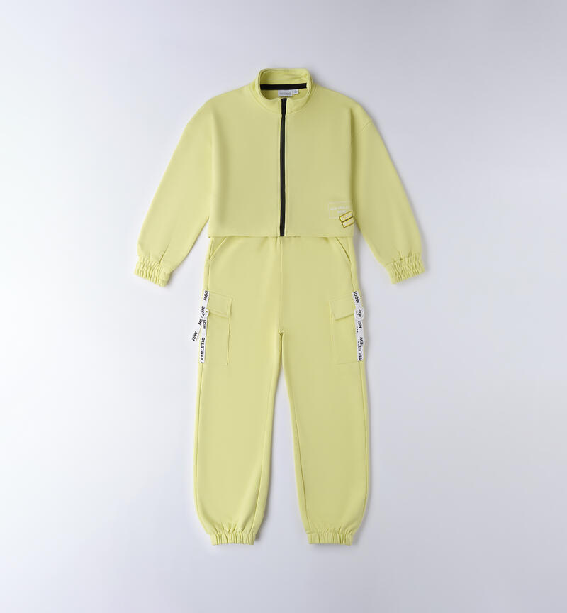 Girl tracksuit GIALLO-5241