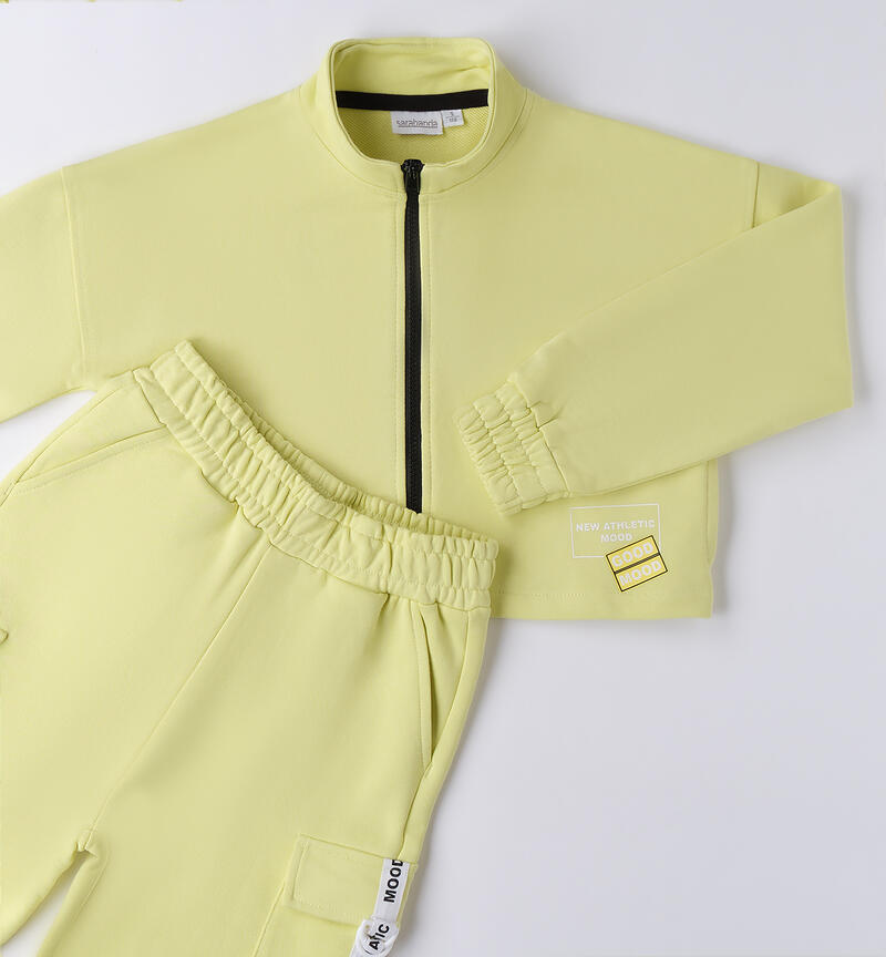 Girl tracksuit GIALLO-5241