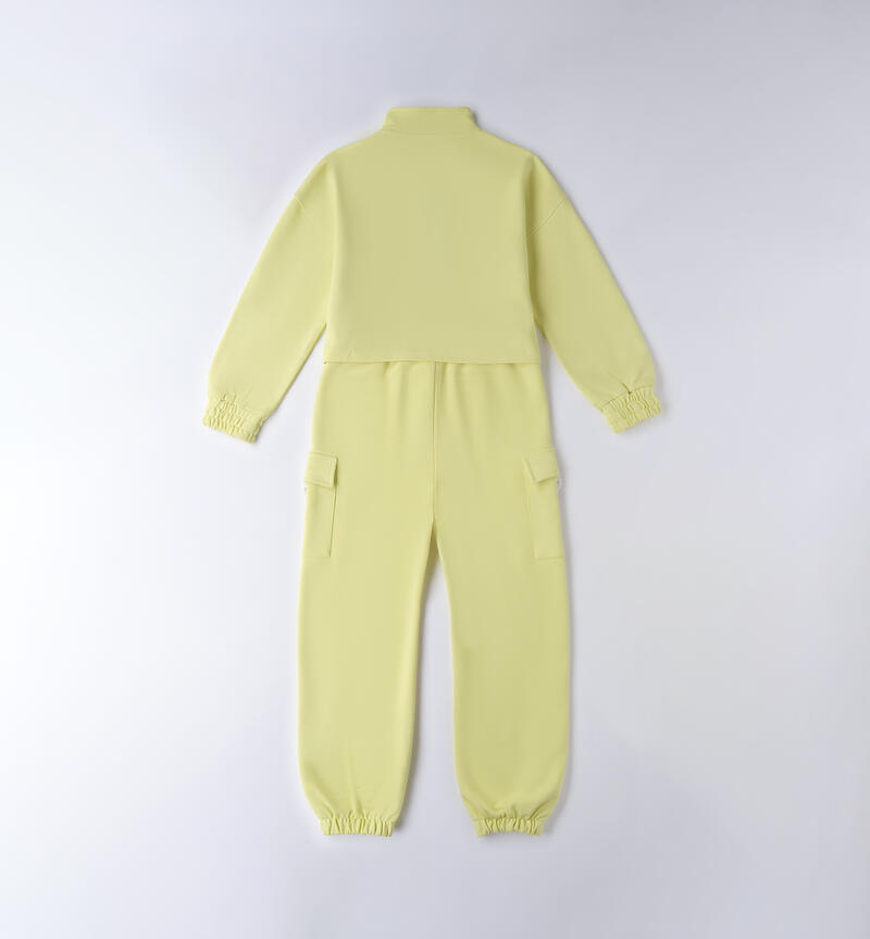 Girl tracksuit GIALLO-5241