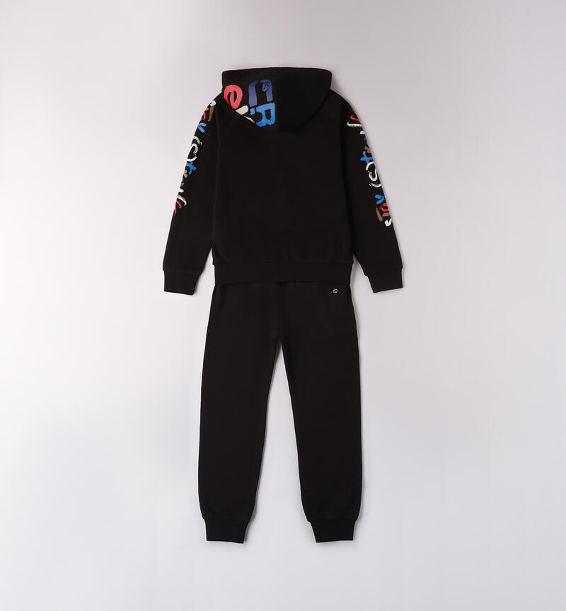 Two-piece tracksuit for boys NERO-0658