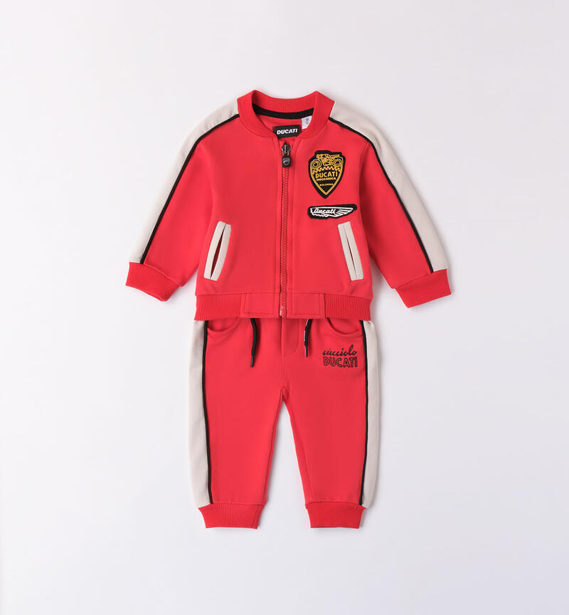 Ducati tracksuit for boys ROSSO-2236