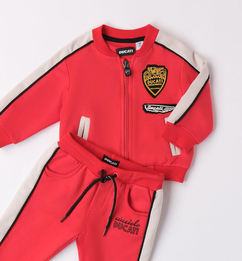 Ducati tracksuit for boys ROSSO-2236