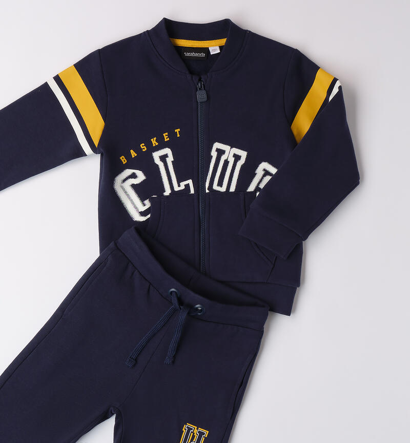 Two-piece boy's tracksuit NAVY-3854