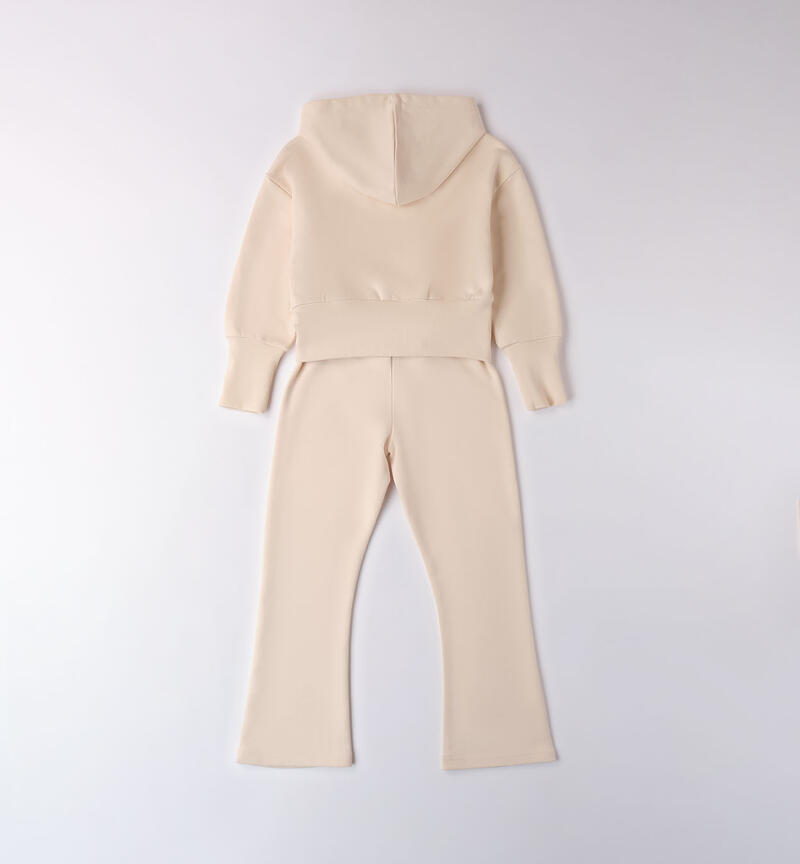 Girls' two-piece tracksuit
  BEIGE-1033