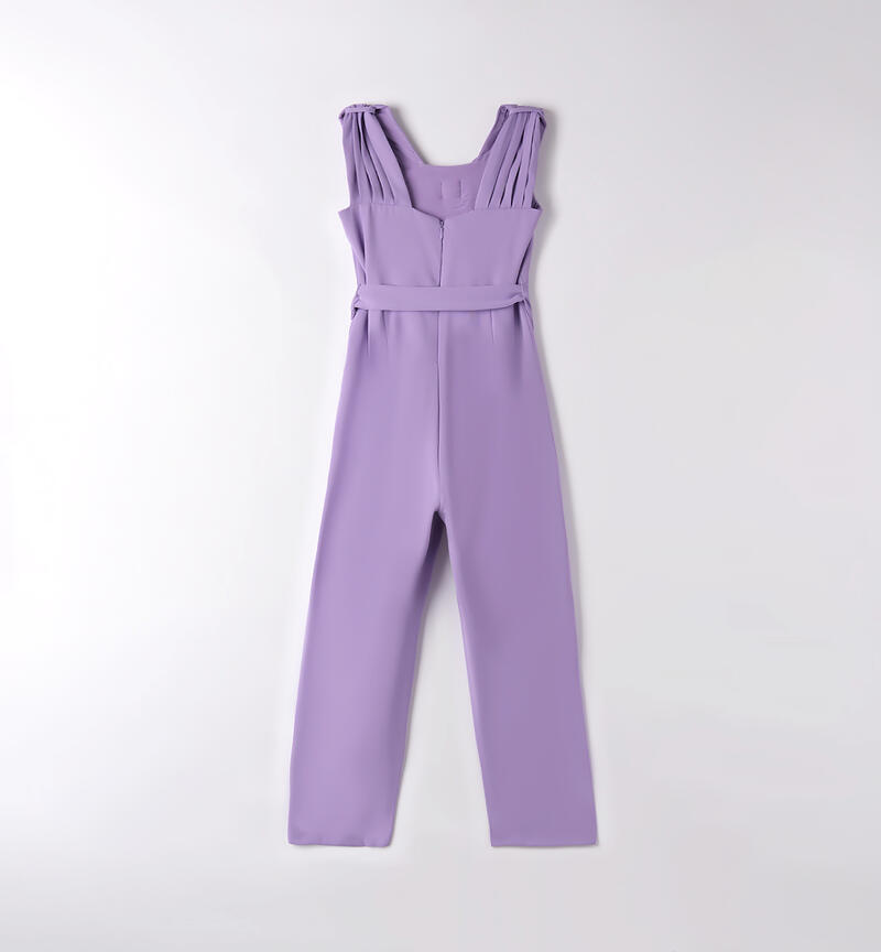 Girls' elegant tracksuit GLICINE-3414