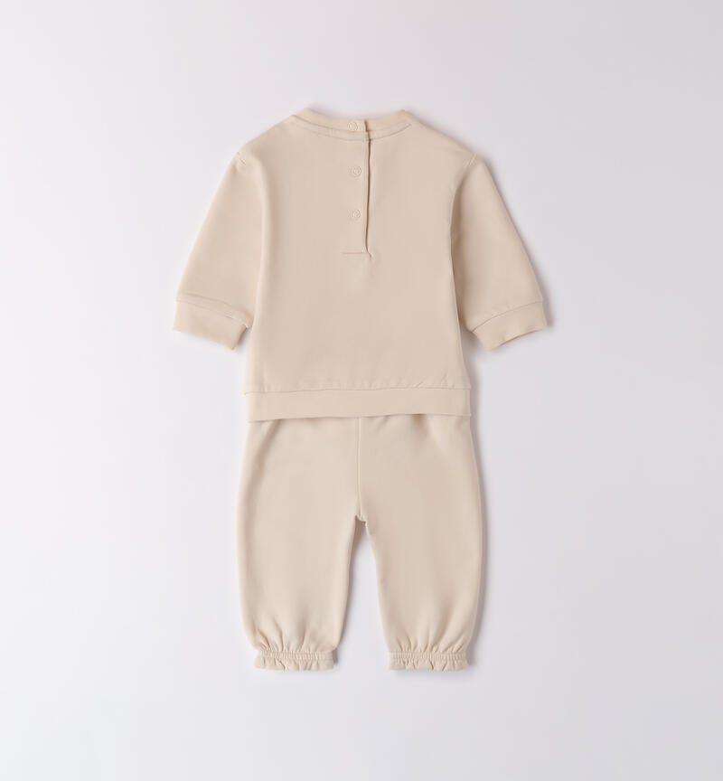 Winter suit for baby girl CRYSTAL GRAY-2911