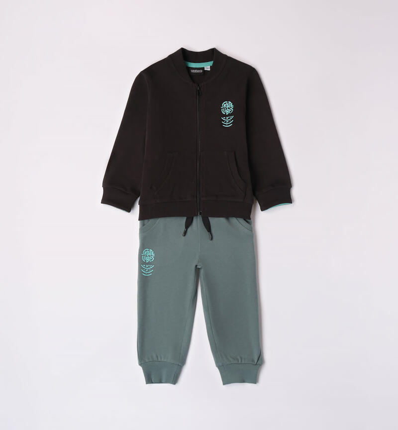 Sarabanda tracksuit for boys from 9 months to 8 years  NERO-0658
