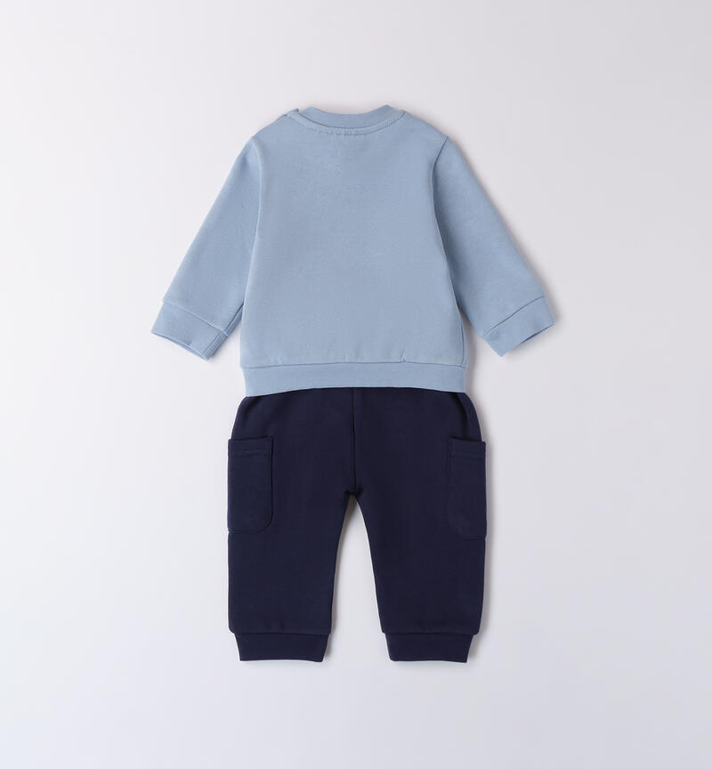 Sporty suit for baby boy L.BLUE-3964