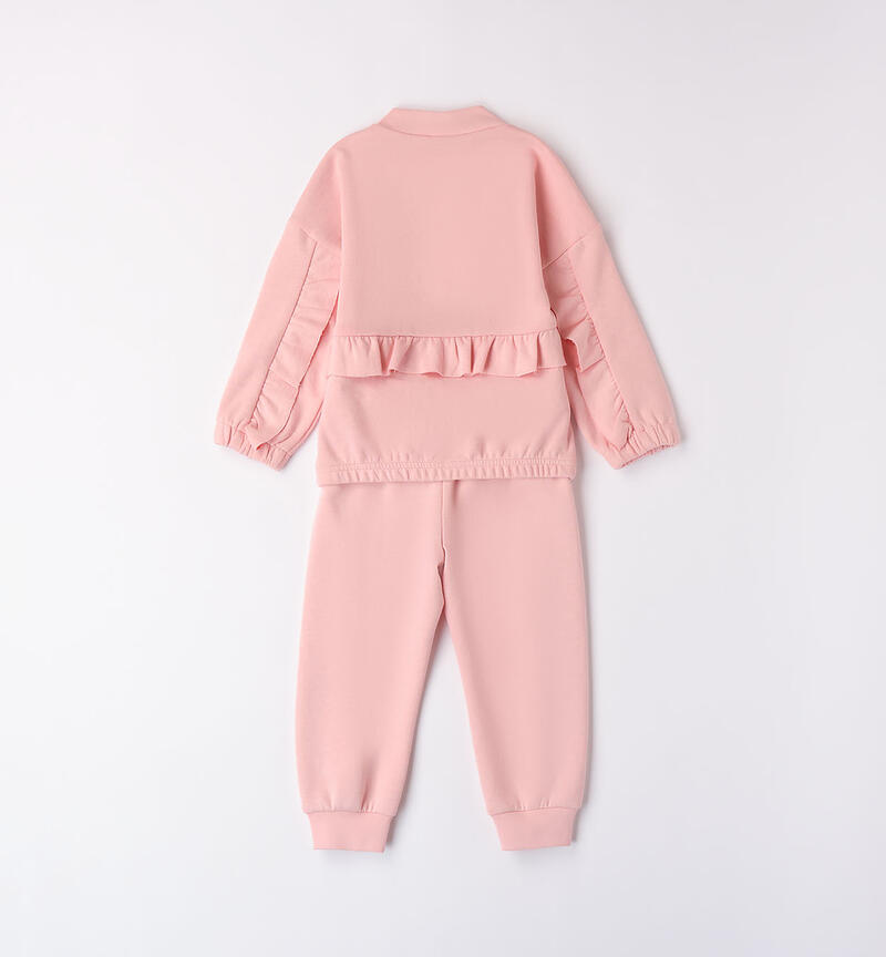 Girls' two-piece tracksuit  PINK DOLPHINS-2775