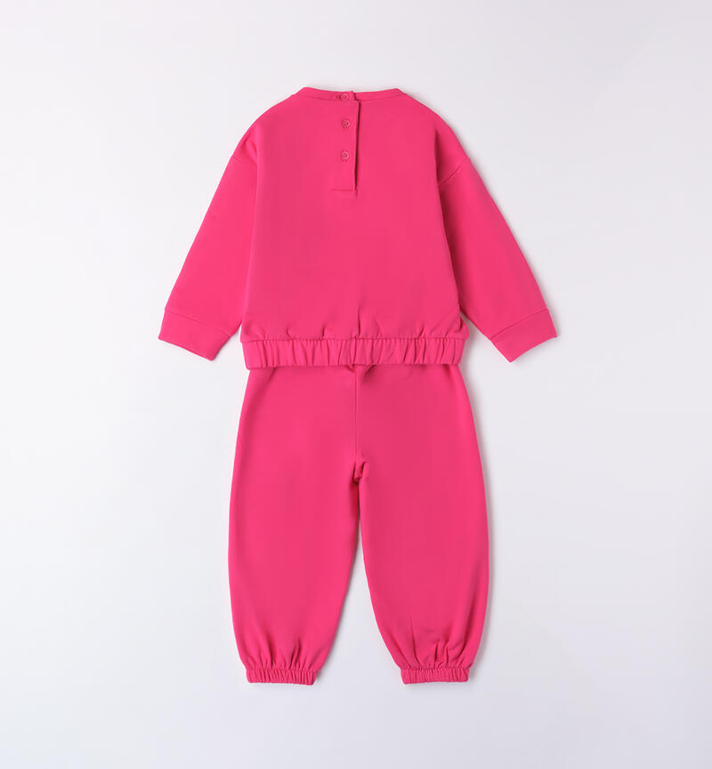 Sarabanda tracksuit for girls FUXIA-2438