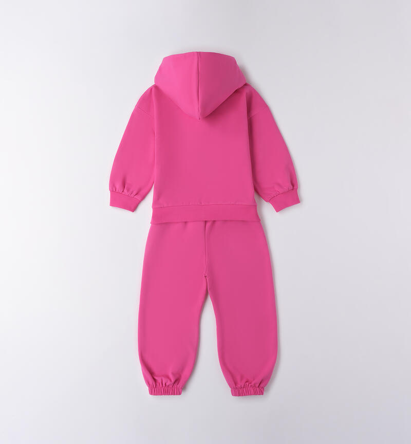 Girl's tracksuit Sarabanda FUXIA-2453