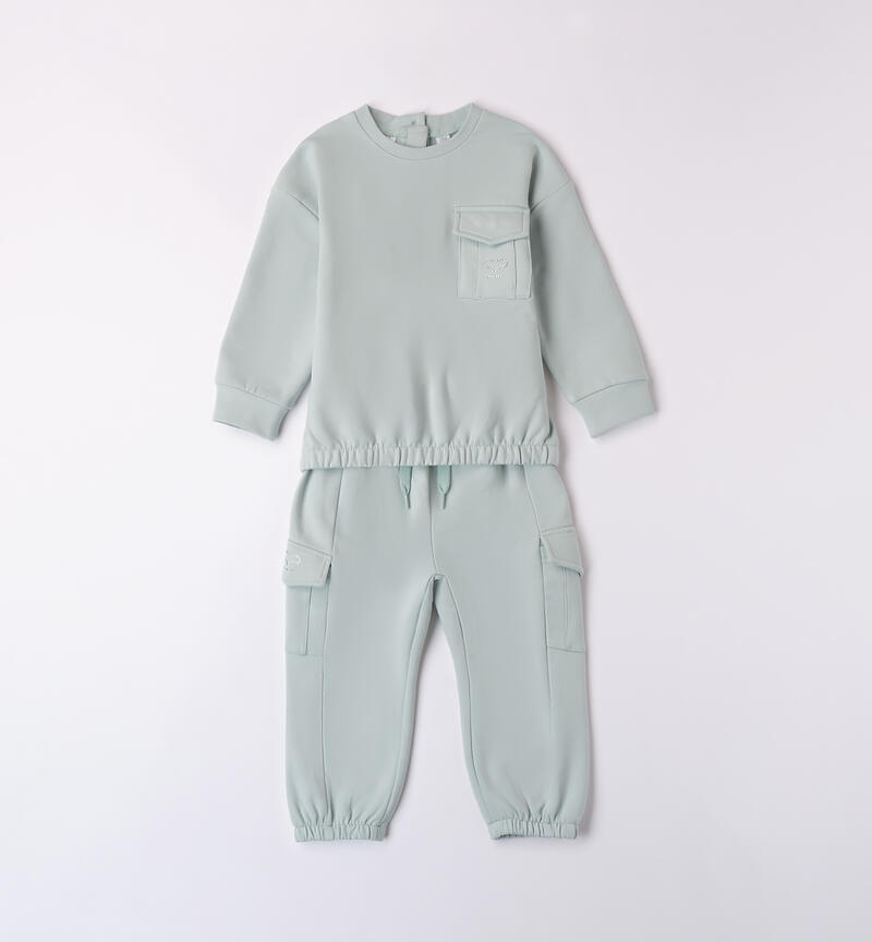 Tracksuit for girls VERDE CHIARO-4221