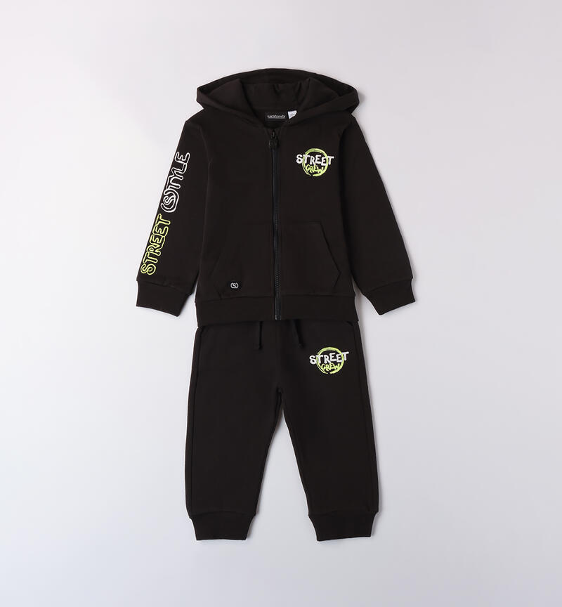 Sarabanda boy's tracksuit NERO-0658