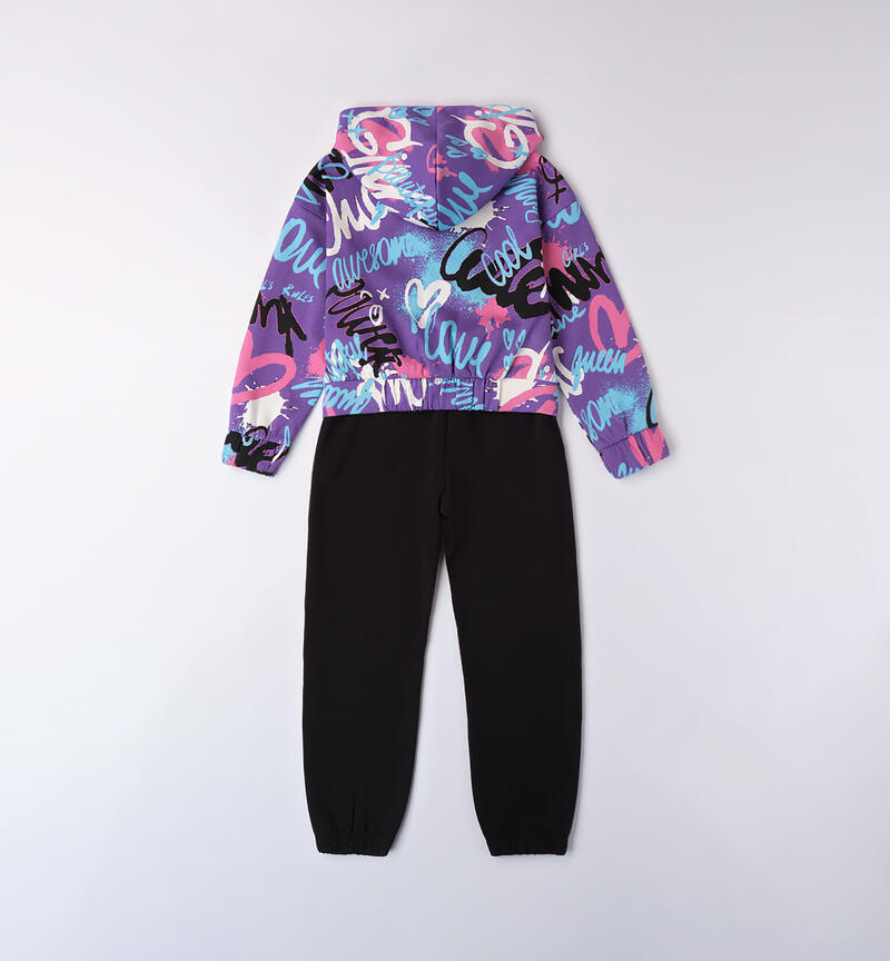 Two-piece tracksuit for girls LILLA-MULTICOLOR-6BBT