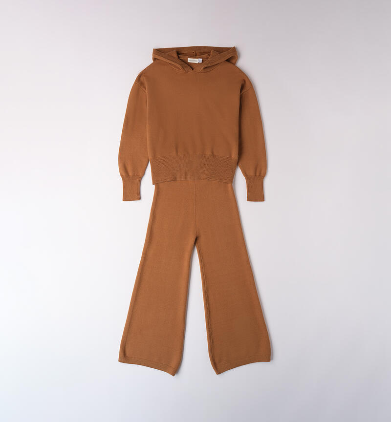 Tracksuit for girls MARRONE-0813