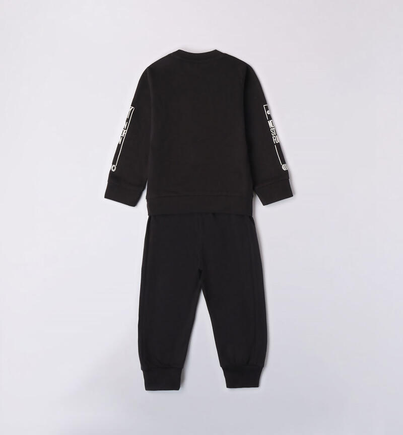 Sarabanda skate tracksuit for boys from 9 months to 8 years  NERO-0658