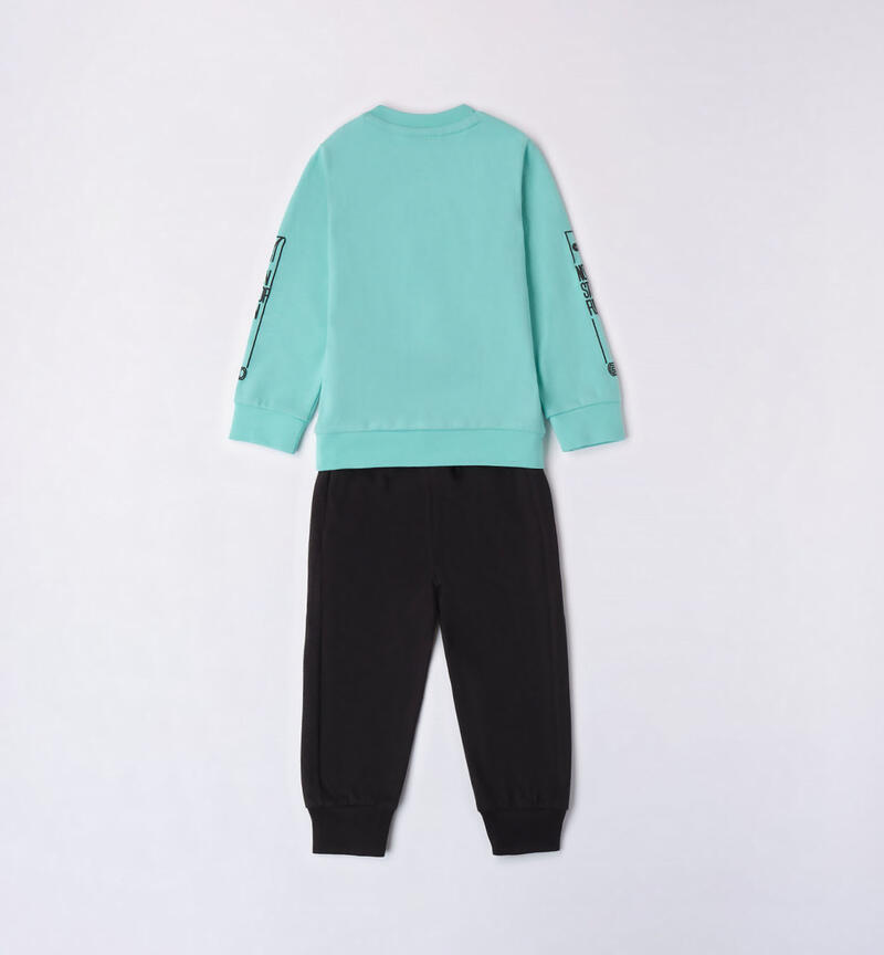 Sarabanda skate tracksuit for boys from 9 months to 8 years  VERDE  -4421