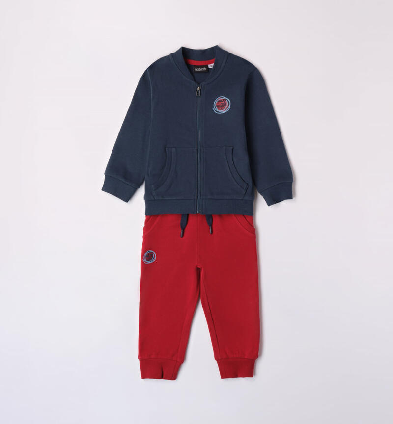 Sarabanda sporty tracksuit for boys from 9 months to 8 years  BLU NAVY-3986