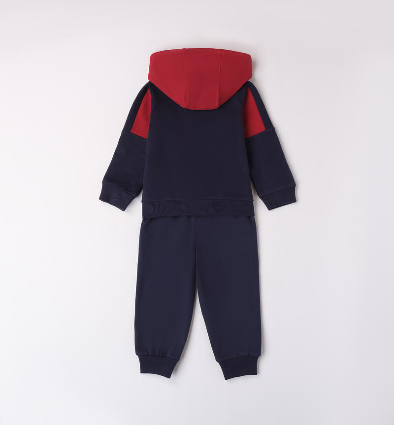 Sporty tracksuit for boys NAVY-3854