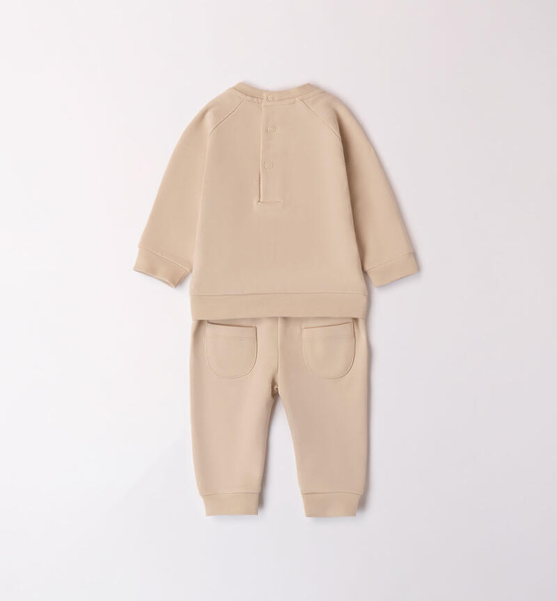 Boys' tracksuit BEIGE-0924