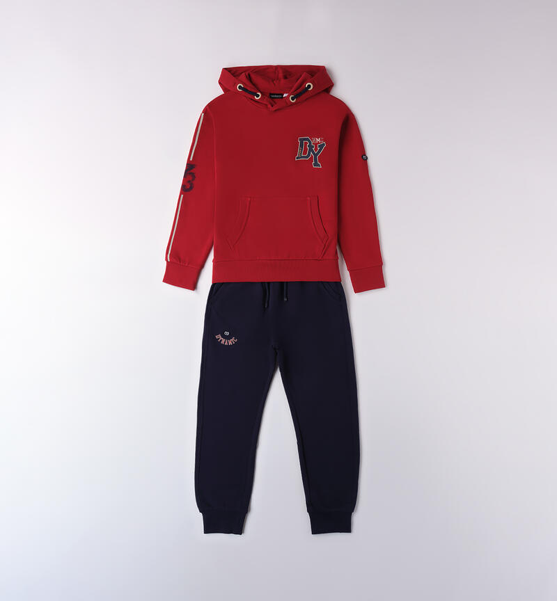 Sporty tracksuit for boys ROSSO-2536