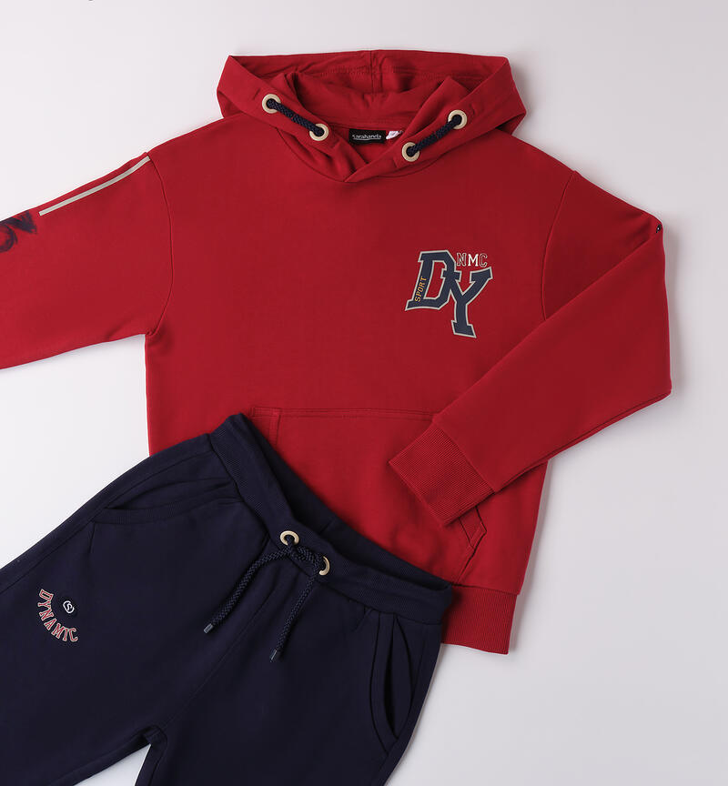 Sporty tracksuit for boys ROSSO-2536