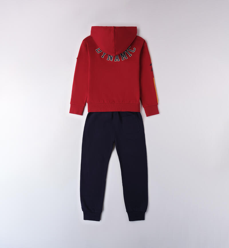 Sporty tracksuit for boys ROSSO-2536