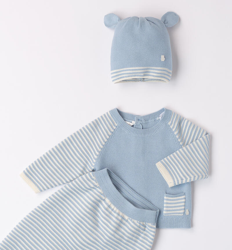 Two-piece outfit for baby boys AZZURRO-3862