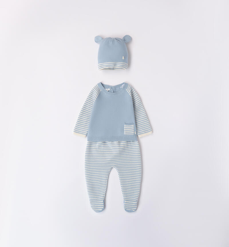 Two-piece outfit for baby boys AZZURRO-3862