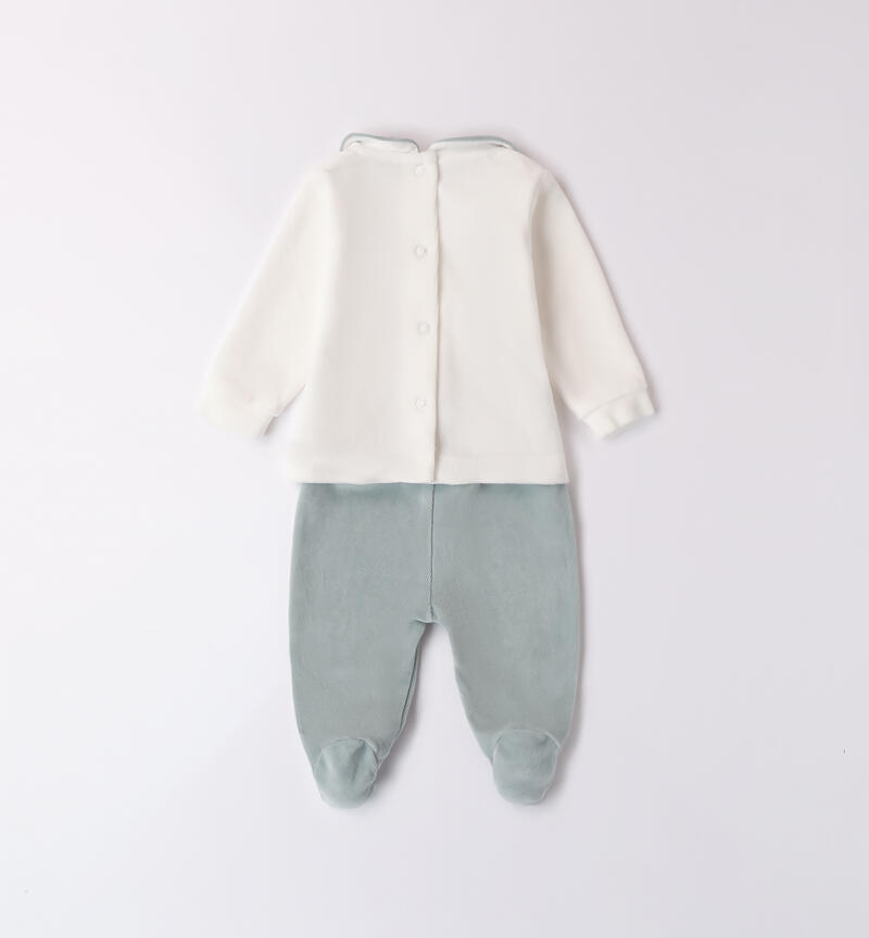 Chenille jumpsuit for baby girl PANNA-0112