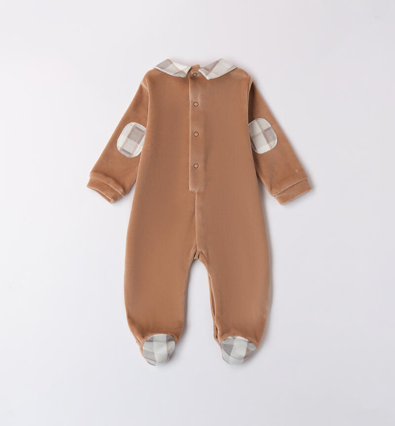 Chenille jumpsuit for newborn NOCCIOLA-0736