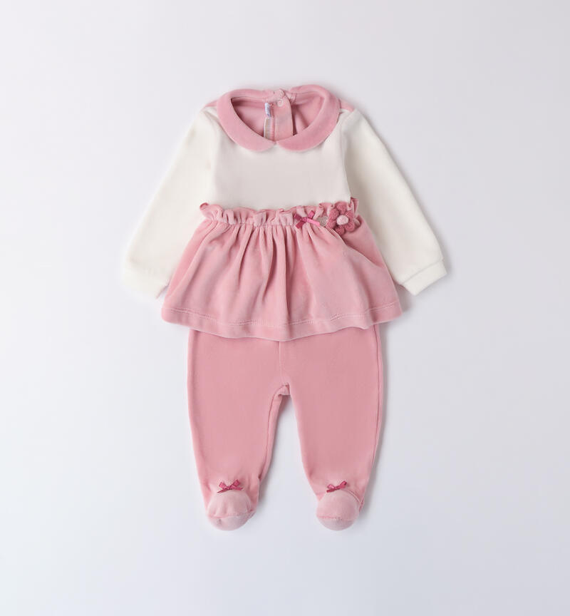 Winter jumpsuit for baby girl ROSA-3031