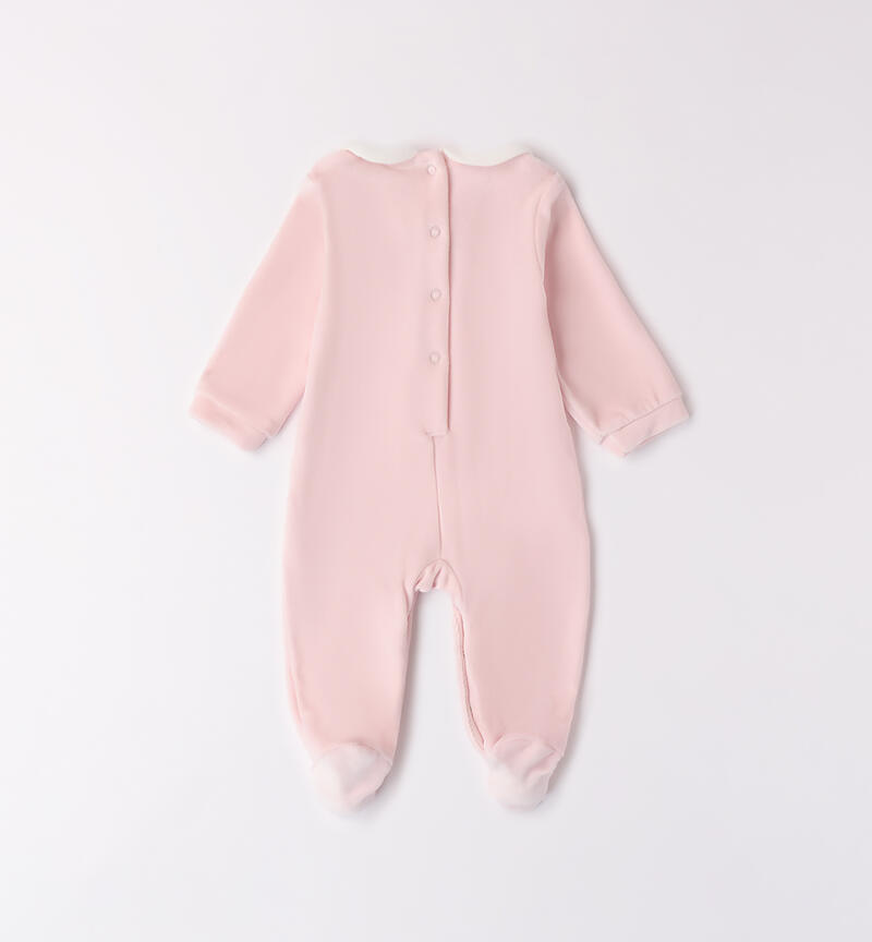 Winter jumpsuit for baby girl PINK-2714