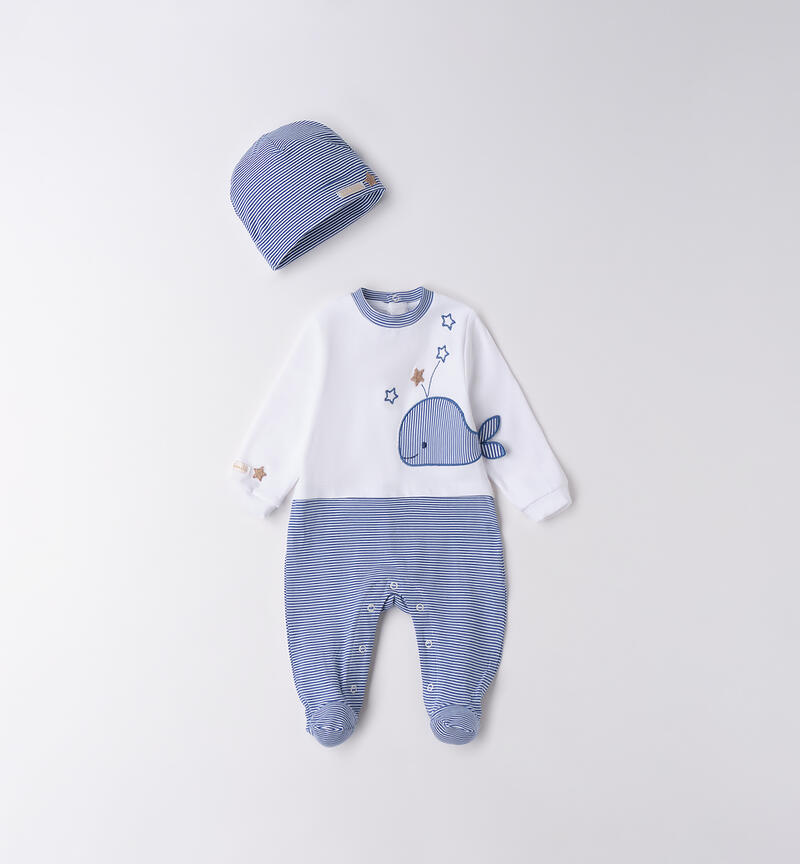 Minibanda baby onesie BIANCO-0113