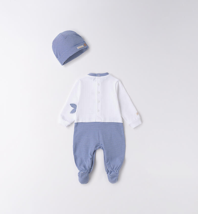 Minibanda baby onesie BIANCO-0113