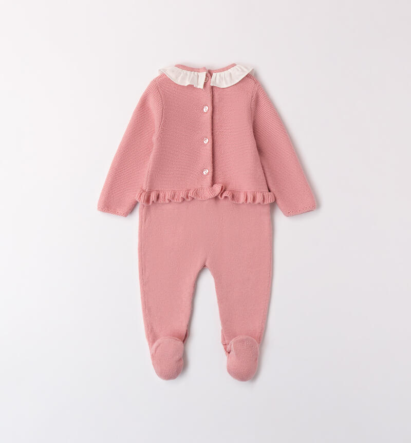 One-piece jumpsuit for baby girl ROSA-3031