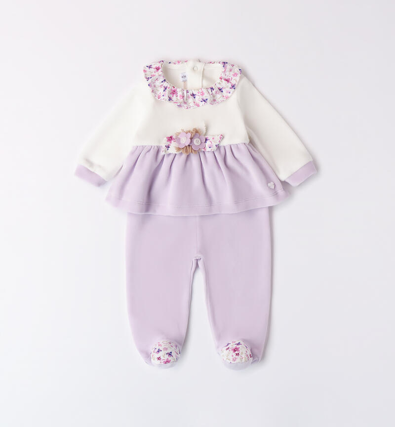 Winter jumpsuit for baby girl ORCHIDEA-3316