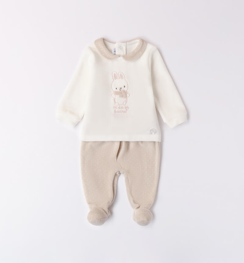 Chenille jumpsuit for baby boy PANNA-0112