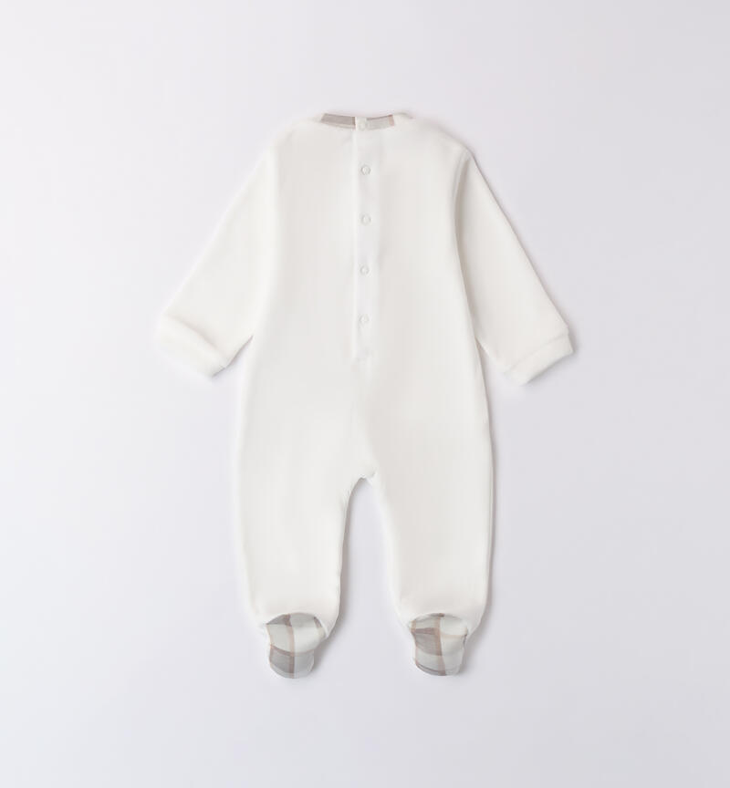 Jumpsuit with feet for baby boy PANNA-0112