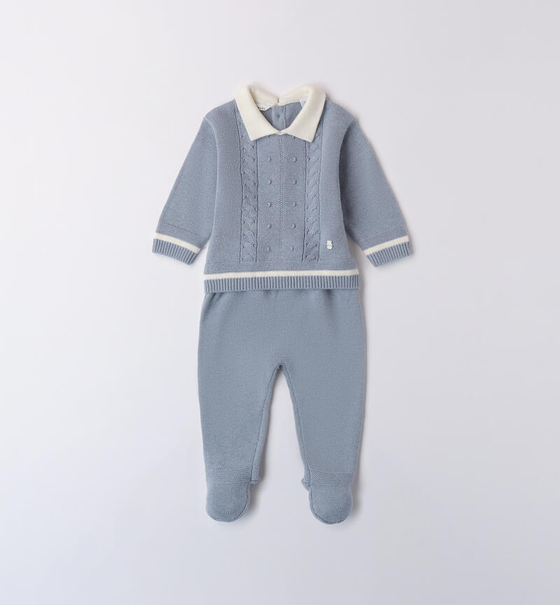 Tutina neonato in tricot AVION-3825