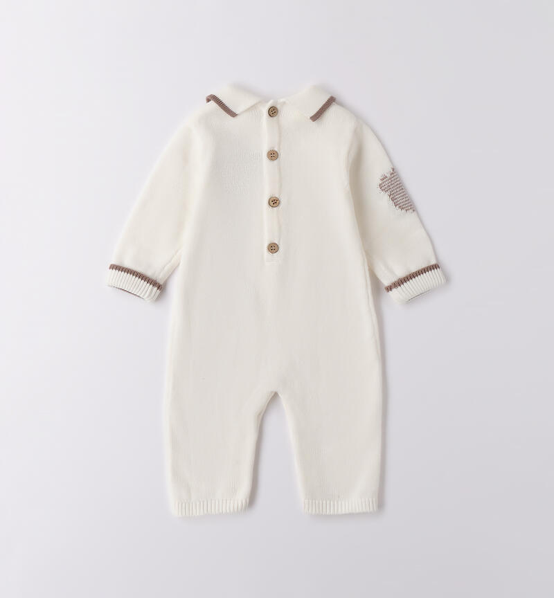 Baby knitted onesie PANNA-0112