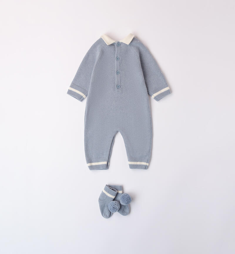 One-piece jumpsuit for baby boy AVION-3825