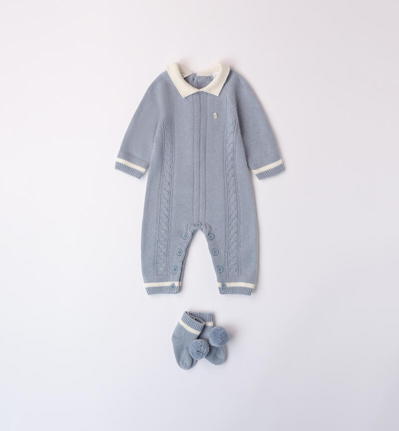 One-piece jumpsuit for baby boy AVION-3825