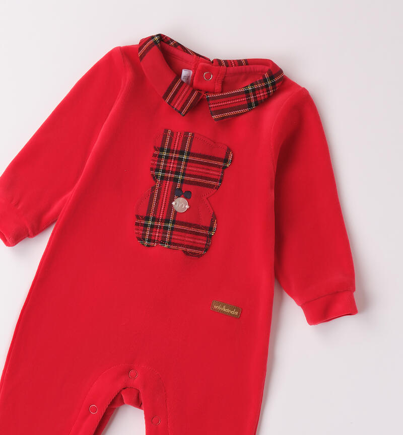 Christmas jumpsuit for baby boy ROSSO-2253