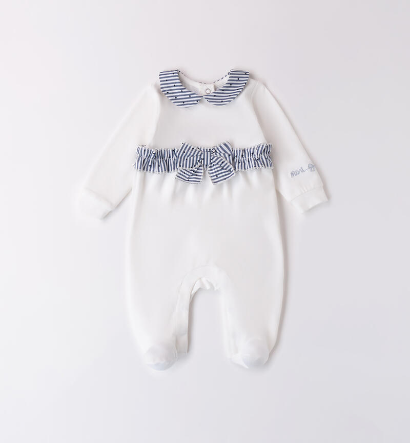 Babygrow for girls BIANCO-0113