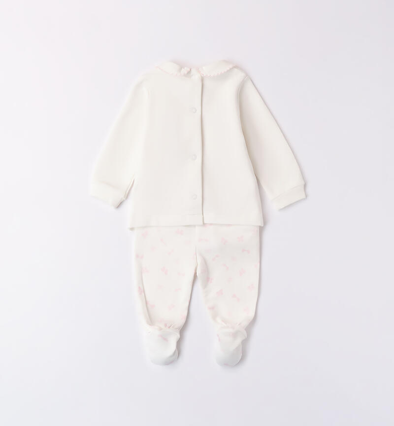 Two-piece jumpsuit for baby girl PANNA-0112